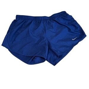 Nike Women's Lined Dri-Fit Athletic Shorts in Blue